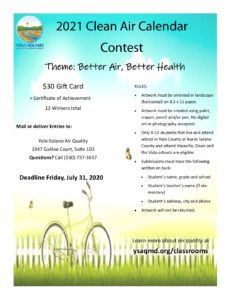 2021 Calendar Contest Flyer - Yolo-Solano Air Quality ...