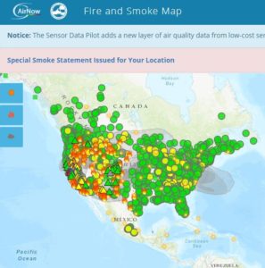 Link to the EPA Fire and Smoke Map.